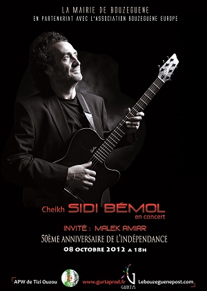 Sidi Bemol en concert à Bouzeguène