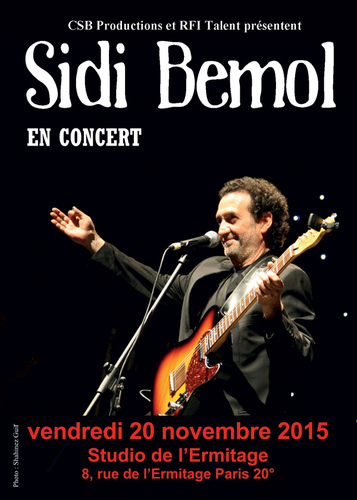 Sidi Bémol à Paris le 20 novembre 2015